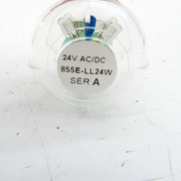 ALLEN BRADLEY 855E-LL24W SER. A 24VAC/DC (BR/WH) NSMP