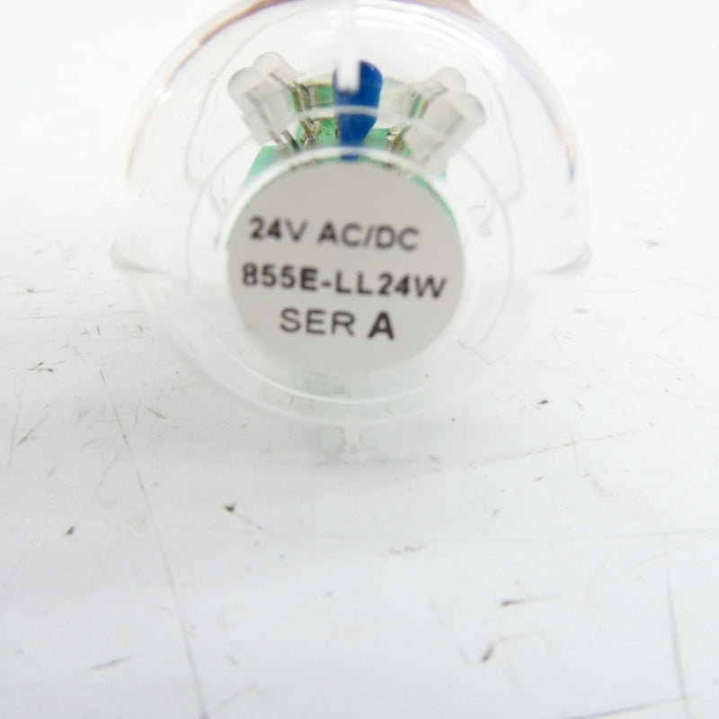 ALLEN BRADLEY 855E-LL24W SER. A 24VAC/DC (BR/WH) NSMP