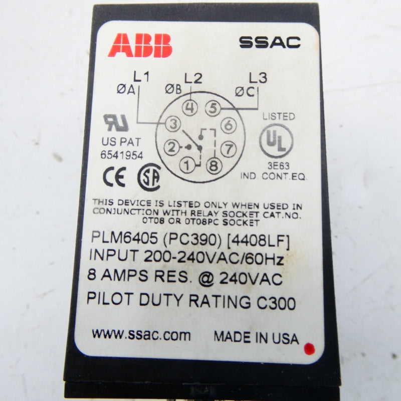 ABB PLM6405 200-240VAC 8A NSMP
