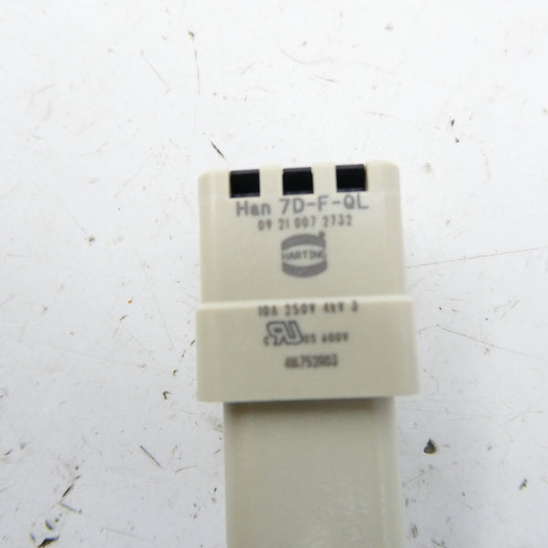 HARTING HAN 7D-F-QL 09 21 007 2732 250V 10A NSNP