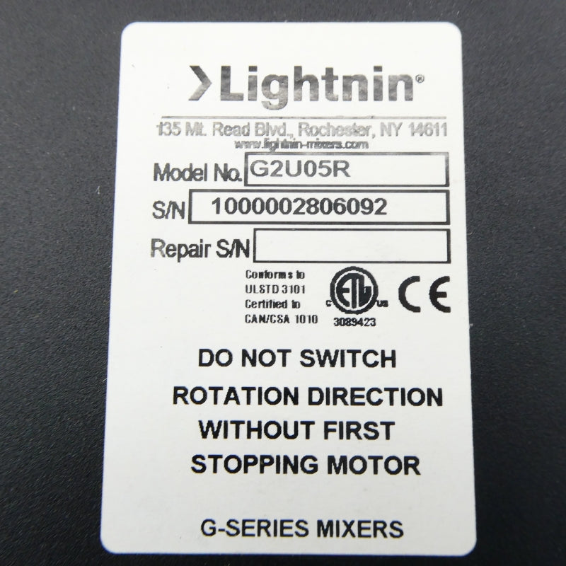 LIGHTNIN G2U05R NSNP