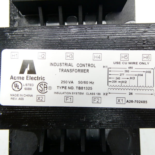 ACME ELECTRIC TB81325 480VAC NSMP