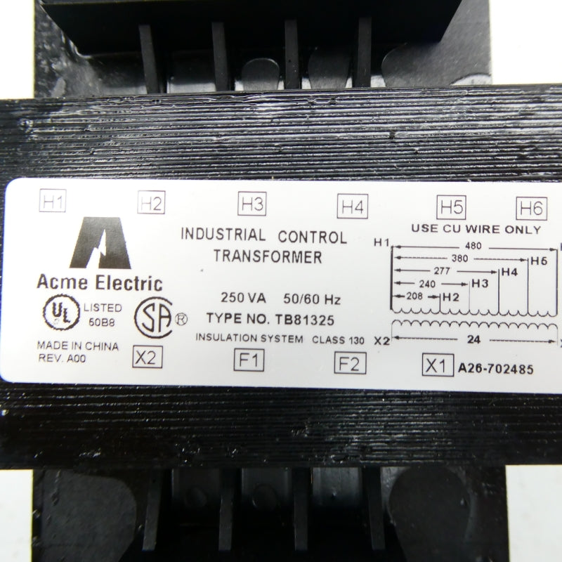 ACME ELECTRIC TB81325 480VAC NSMP