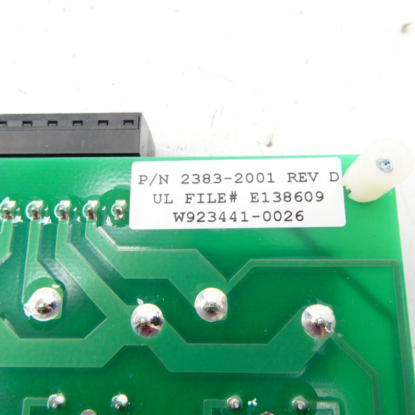 DOUGLAS MACHINES 2383-2001 REV. D NSNP