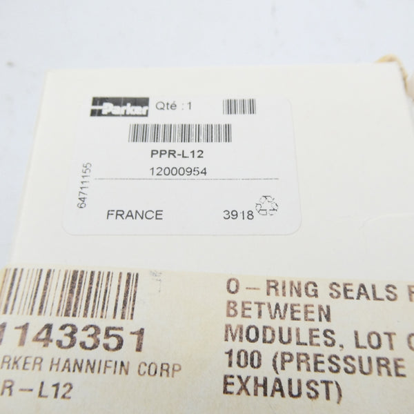 PARKER PPR-L12 (PKG OF 100) NSMP