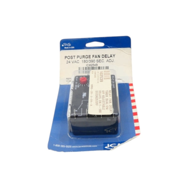 ICM CONTROLS ICM254B 24VAC 180/390S NSMP