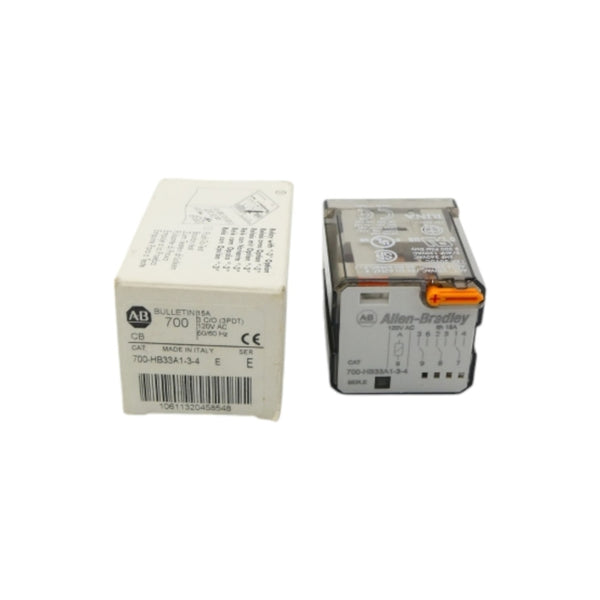 ALLEN BRADLEY 700-HB33A1-3-4 SER. E 120VAC 15A (WH) NSMP