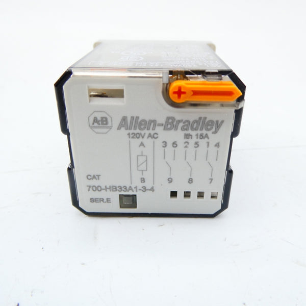 ALLEN BRADLEY 700-HB33A1-3-4 SER. E 120VAC 15A (WH) NSMP