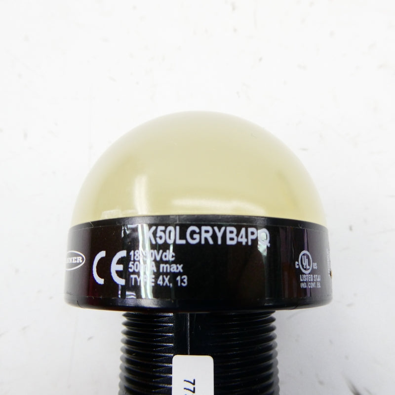 BANNER ENGINEERING K50LGRYB4PQ 77312 18-90VDC NSMP