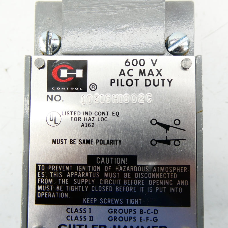 CUTLER-HAMMER 10316H1002C 600VAC NSNP