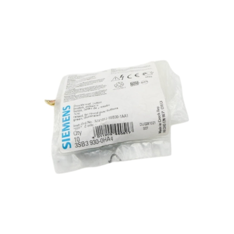 SIEMENS 3SB3 930-0HA4 (PKG OF 4) NSMP