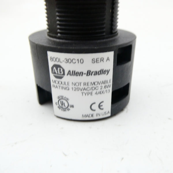 ALLEN BRADLEY 800L-30C10 SER. A 120VAC/DC NSNP