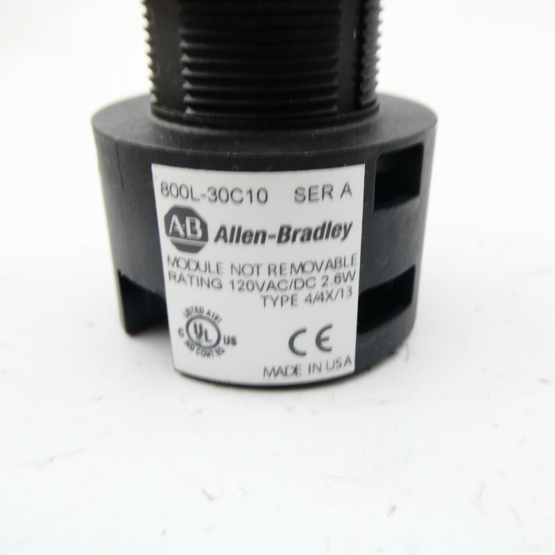 ALLEN BRADLEY 800L-30C10 SER. A 120VAC/DC NSNP