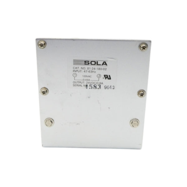 SOLA 81-24-180-02 120VAC 0.49A NSNP