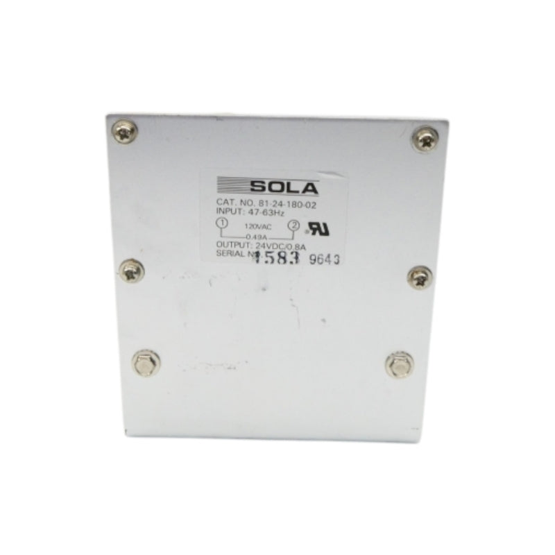 SOLA 81-24-180-02 120VAC 0.49A NSNP