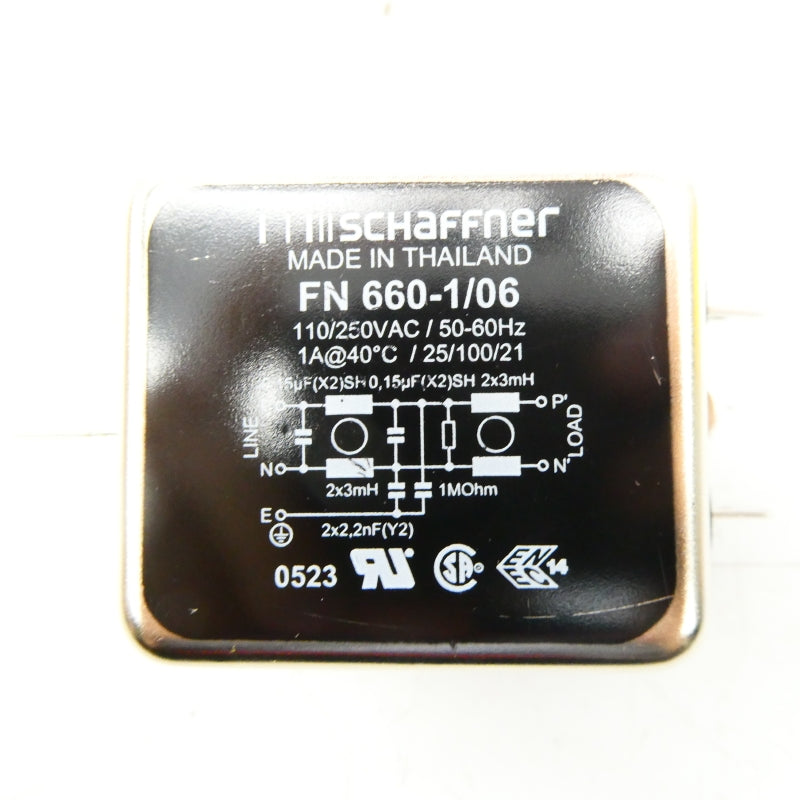 SCHAFFNER FN 660-1/06 110/250VAC 1A NSNP