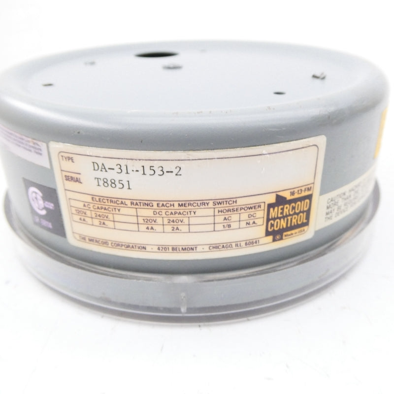 MERCOID CONTROL DA-31-153-2 240V 2A NSNP