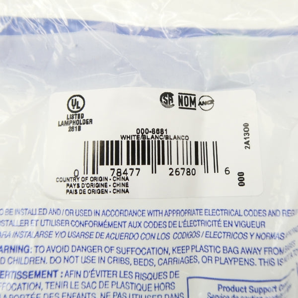 LEVITON 8681 250VAC (PKG OF 6) NSMP