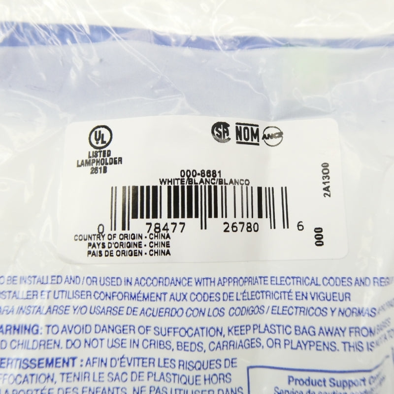 LEVITON 8681 250VAC (PKG OF 6) NSMP