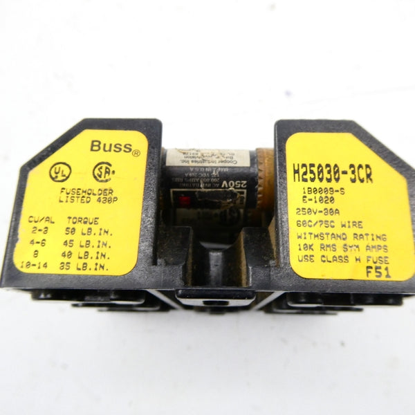 BUSSMAN H25030-3CR 250V 30A (AS PICTUED) UNMP