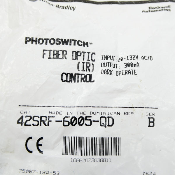 ALLEN BRADLEY 42SRF-6005-QD SER. B 20-132VAC NSMP