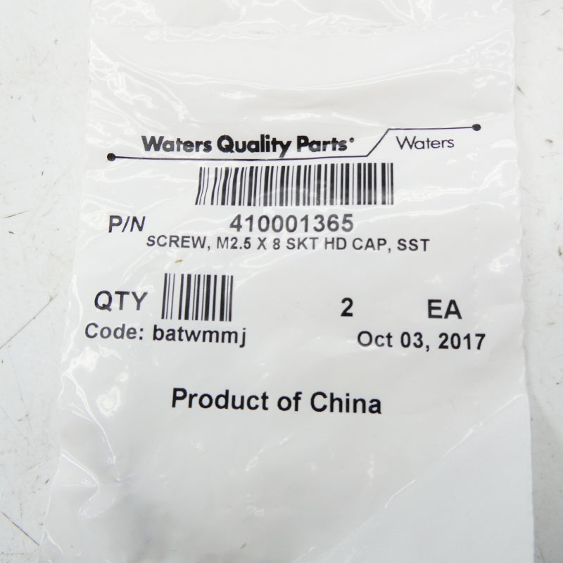 WATERS QUALITY PARTS 410001365 (PKG OF 2) NSMP