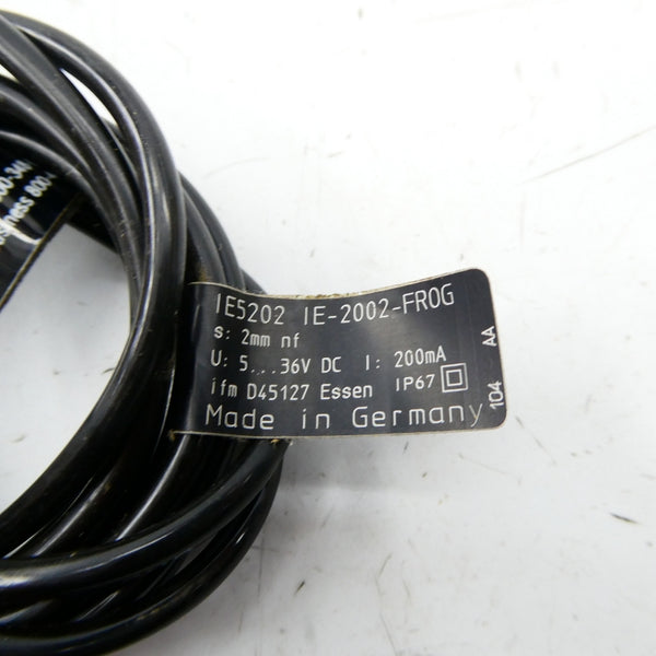 IFM EFECTOR IE5202 IE-2002-FROG 5-36VDC UNMP