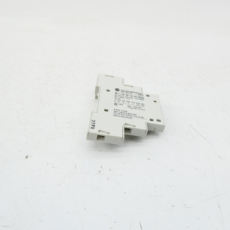ALLEN BRADLEY 140-A11 SER. C 600VAC 10A (PKG OF 6) (BR/WH) NSMP