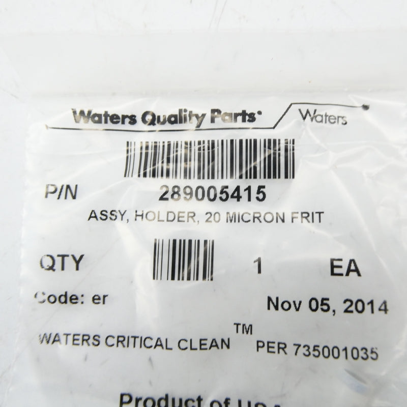 WATERS QUALITY PARTS 289005415 NSMP