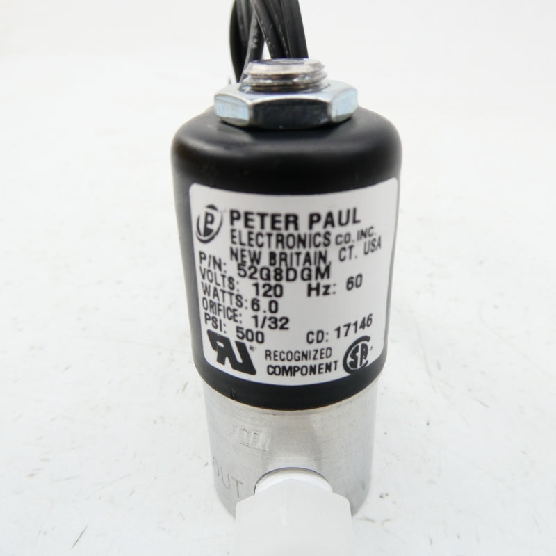 PETER PAUL ELECTRONICS 52G8DGM 120V 500PSI NSNP