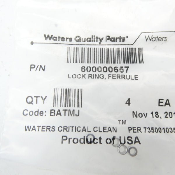 WATERS QUALITY PARTS 600000657 (PKG OF 4) NSMP