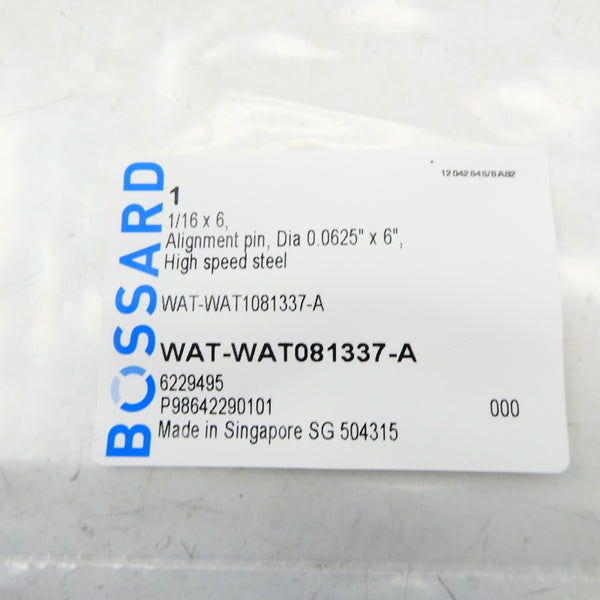 BOSSARD WAT-WAT081337-A NSMP