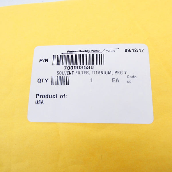 WATERS QUALITY PARTS 700003530 (PKG OF 7) NSFS