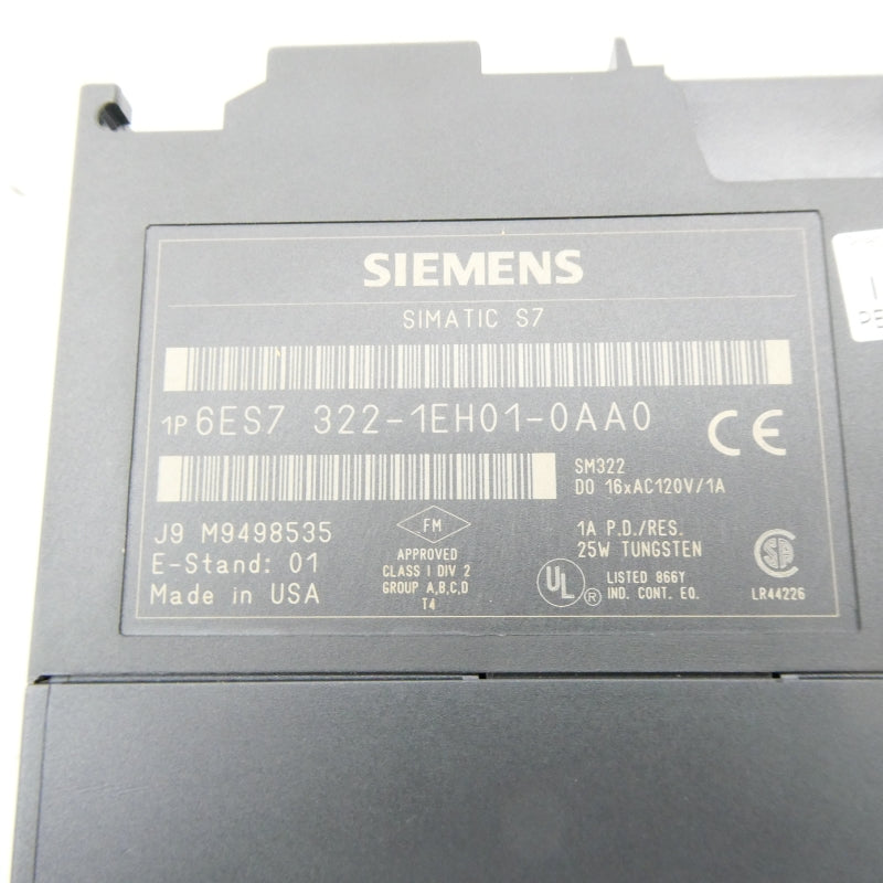 SIEMENS 6ES7 322-1EH01-0AA0 120VAC NSMP