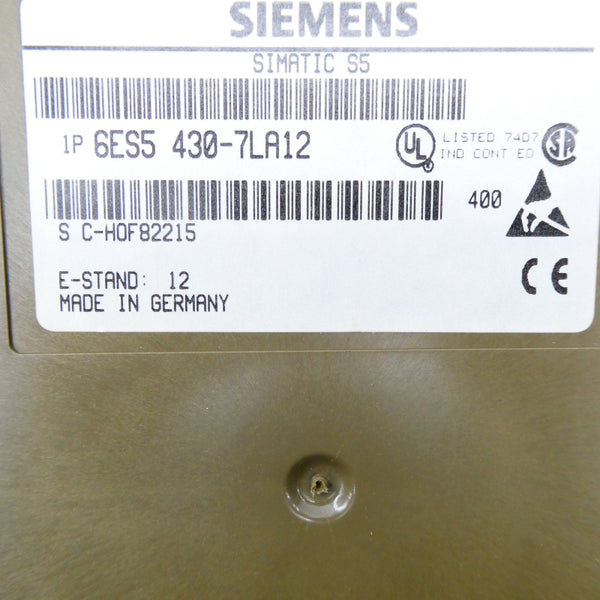 SIEMENS 6ES5 430-7LA12 NSMP