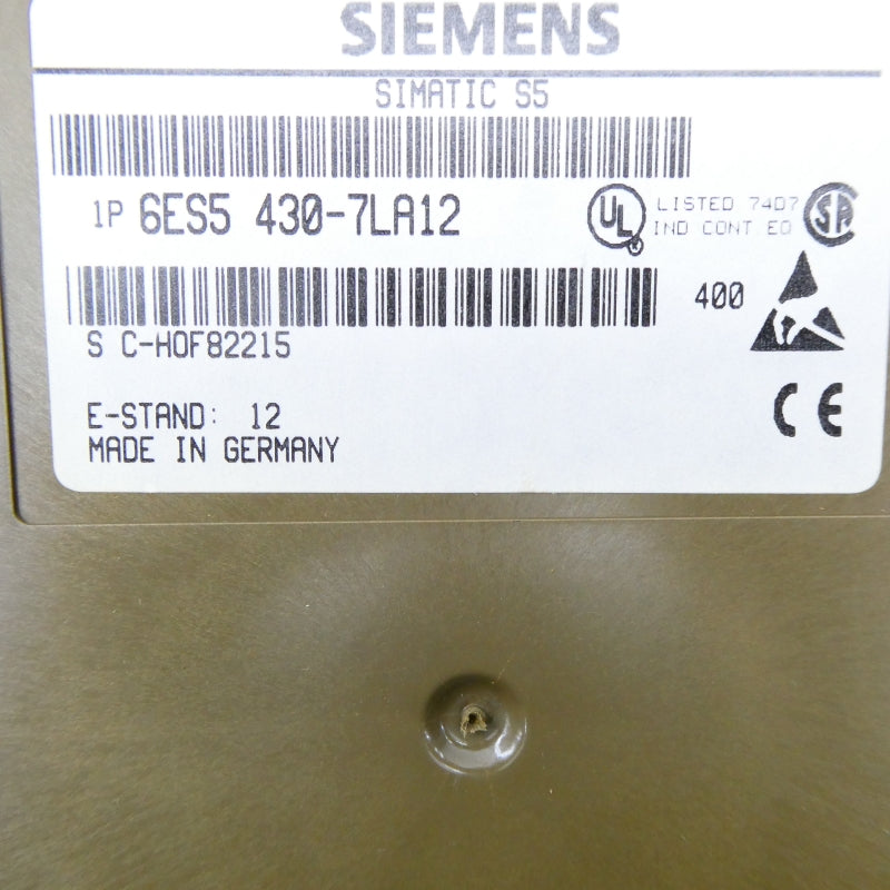SIEMENS 6ES5 430-7LA12 NSMP