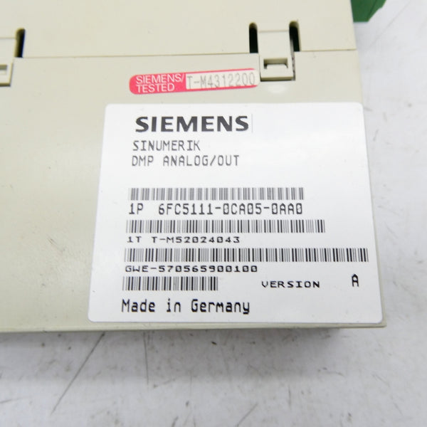 SIEMENS 6FC5111-0CA05-0AA0 NSNP