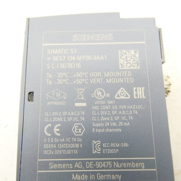 SIEMENS 6ES7 134-6FF00-0AA1 NSNP