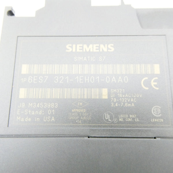 SIEMENS 6ES7 321-1EH01-0AA0 120VAC NSNP