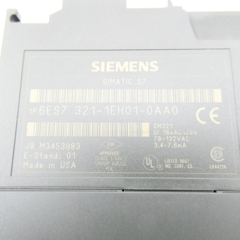 SIEMENS 6ES7 321-1EH01-0AA0 120VAC NSNP