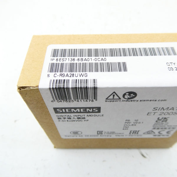 SIEMENS 6ES7 136-6BA01-0CA0 24VDC NSFS