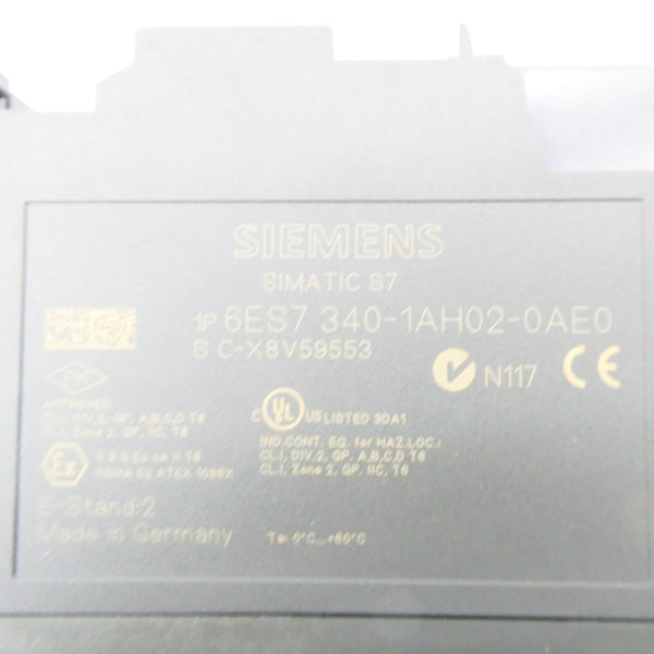 SIEMENS 6ES7 340-1AH02-0AE0 NSMP