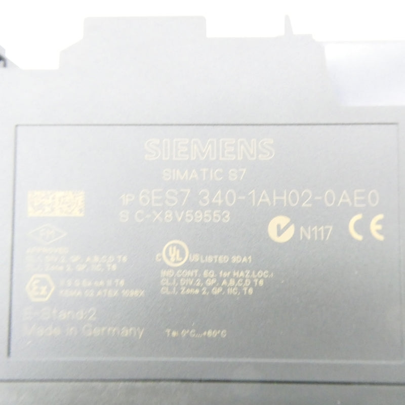 SIEMENS 6ES7 340-1AH02-0AE0 NSMP