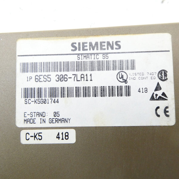 SIEMENS 6ES5 306-7LA11 NSNP