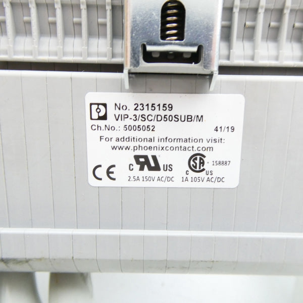 PHOENIX CONTACT 2315159 VIP-3/SC/D50SUB/M NSNP