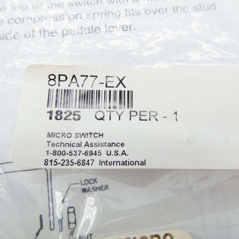 MICRO SWITCH 8PA77-EX NSMP