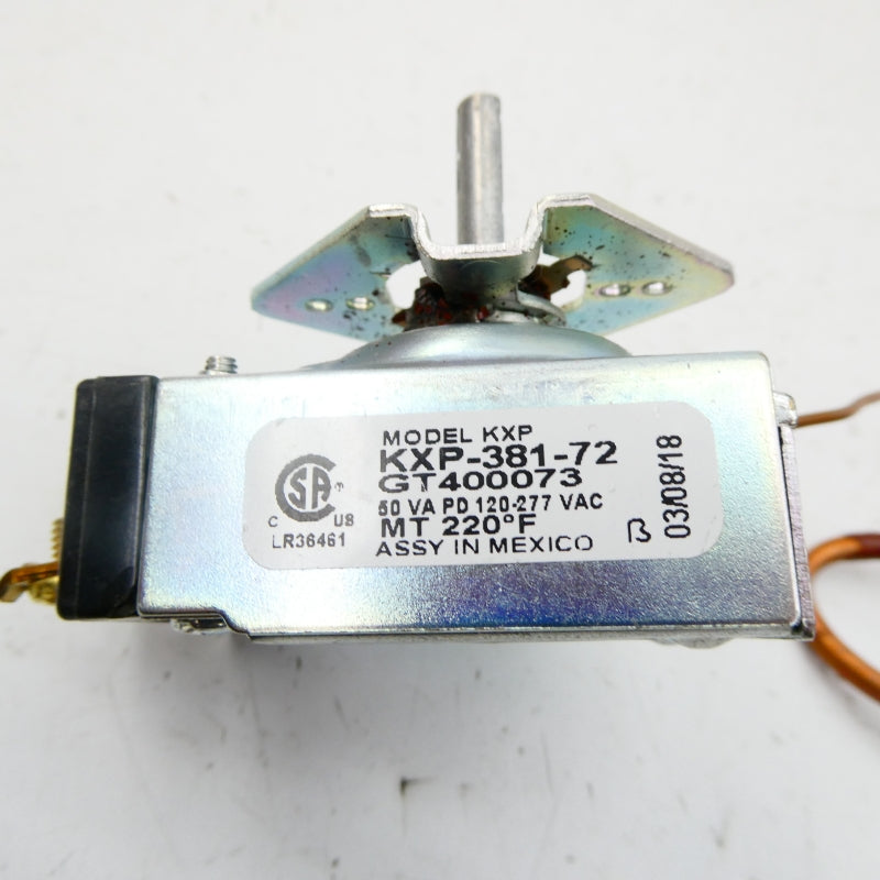 ROBERTSHAW KXP-381-72 120-277VAC 220'F UNMP