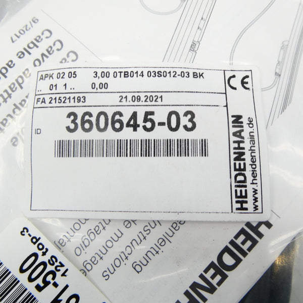 HEIDENHAIN 3606445-03 NSMP