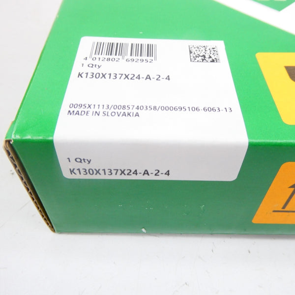 SCHAEFFLER K130X137X24-A-2-4 NSMP