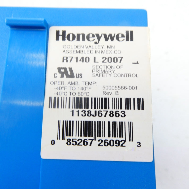 HONEYWELL R7140 L 2007 REV. B NSNP